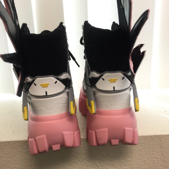 PRE LOVED - SOURSOP 04 Destiny Pink Platform Sneakers PNK/8 - SH286 - Picture 5 of 12